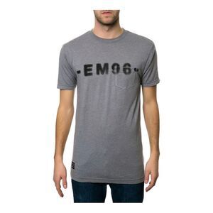 Emerica. Mens The Em1996 Pocket Graphic T-Shirt, Grey, M, DM